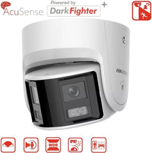 Cargar imagen en el visor de la galería, Cámara IP panorámica dual AcuSense Darkfighter 4MP Hikvision DS-2CD2346G2P-ISU/SL (2.8mm) Mic