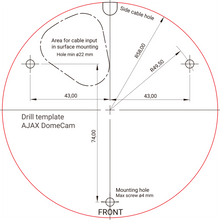 Cargar imagen en el visor de la galería, Cámara domo mini 8 MP AJAX DomeCam-Mini-8