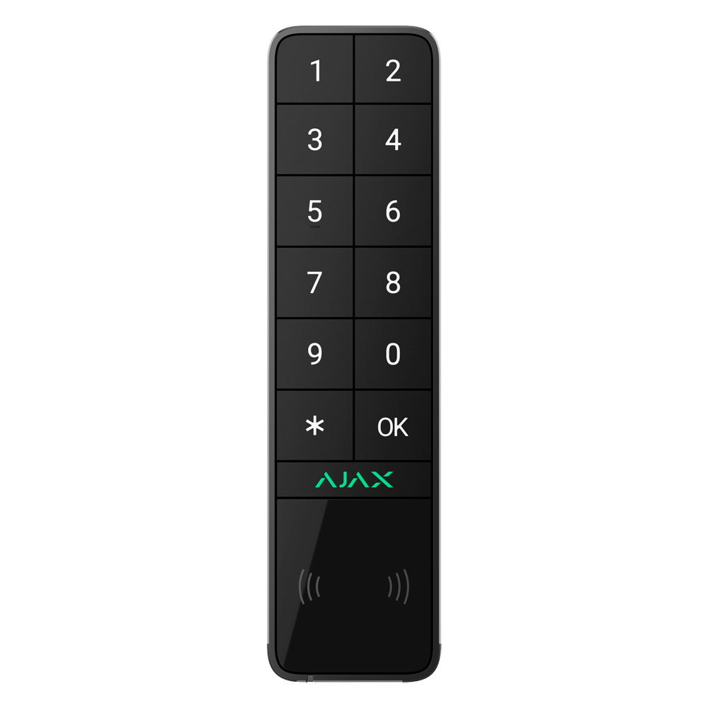 Teclado con lector de tarjetas y bluetooth para exterior Ajax KeyPadOutdoor